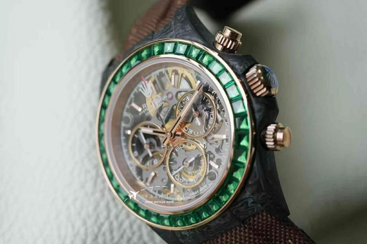 DiW  making  Rolex Daytona  newest  Customized     glacier  blue  沙漠绿洲4130 Daytona  watch / R902