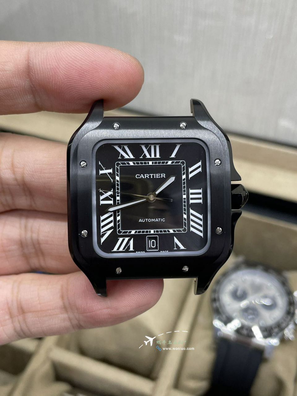 BV Factory Cartier Santos  Darth Vader WSSA0039TOP clone watch watches  / K379