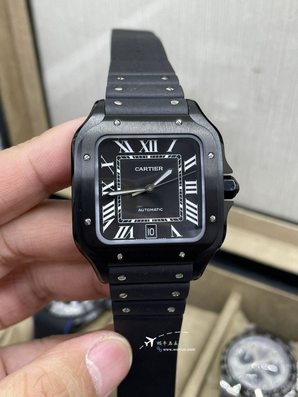 BV Factory Cartier Santos  Darth Vader WSSA0039TOP clone watch watches  / K379