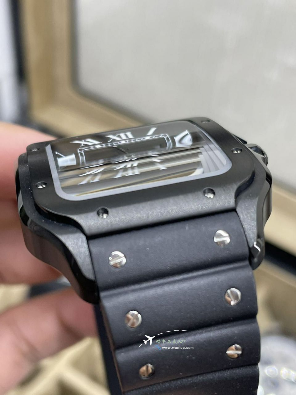 BV Factory Cartier Santos  Darth Vader WSSA0039TOP clone watch watches  / K379