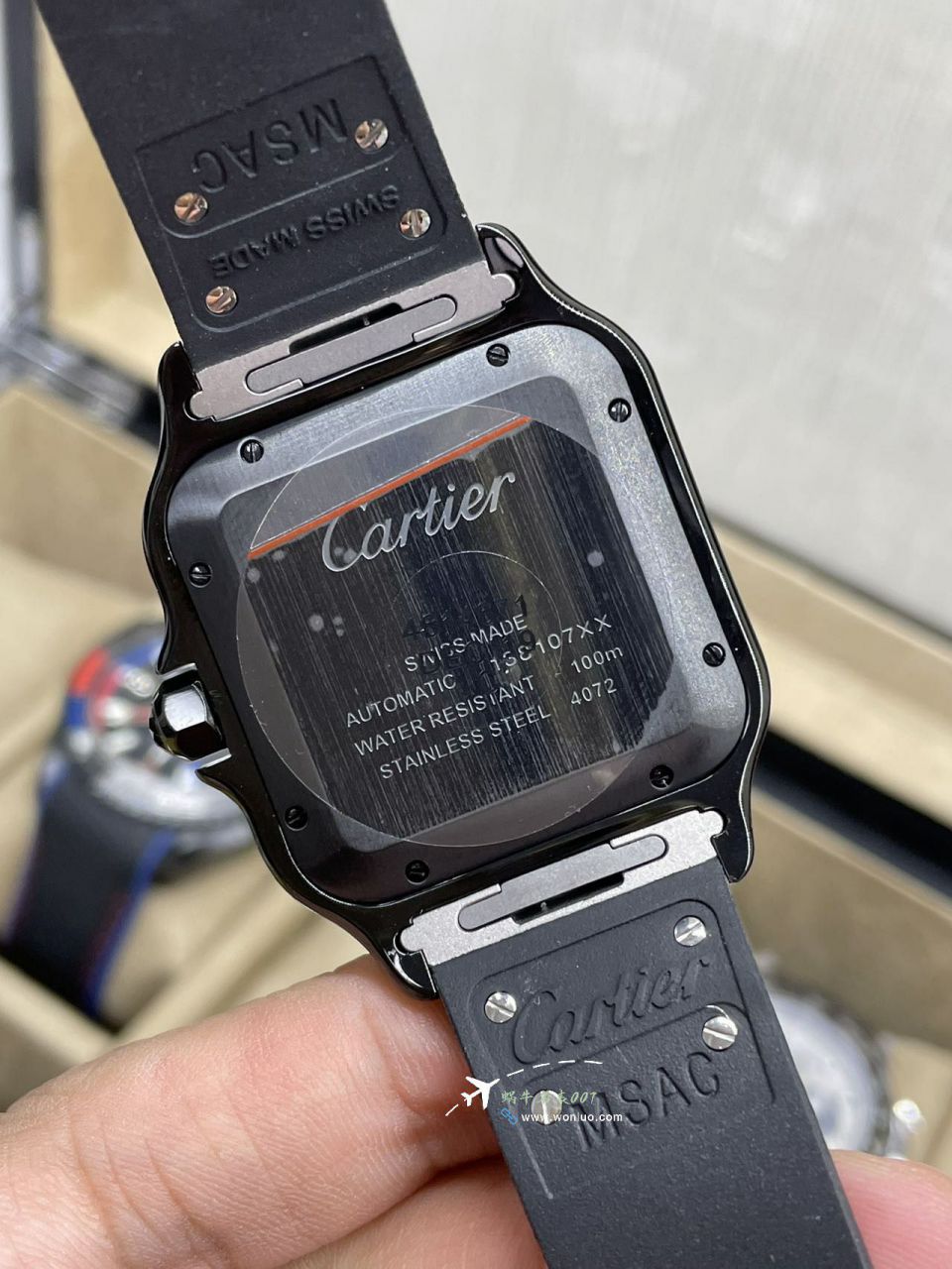 BV Factory Cartier Santos  Darth Vader WSSA0039TOP clone watch watches  / K379