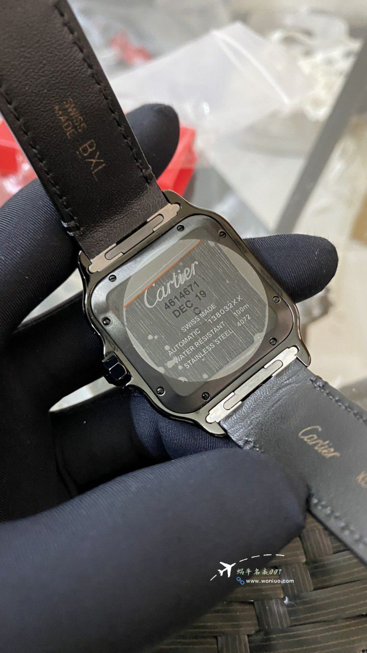 BV Factory Cartier Santos  Darth Vader WSSA0039TOP clone watch watches  / K379