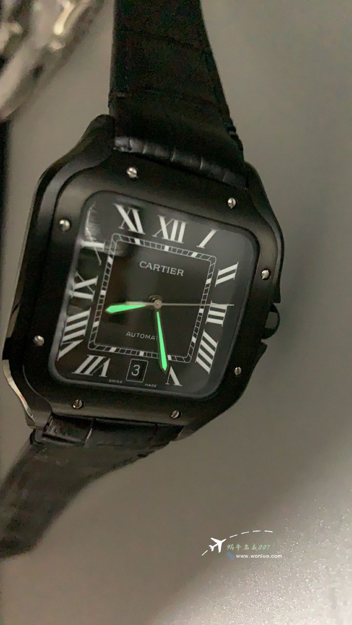 BV Factory Cartier Santos  Darth Vader WSSA0039TOP clone watch watches  / K379