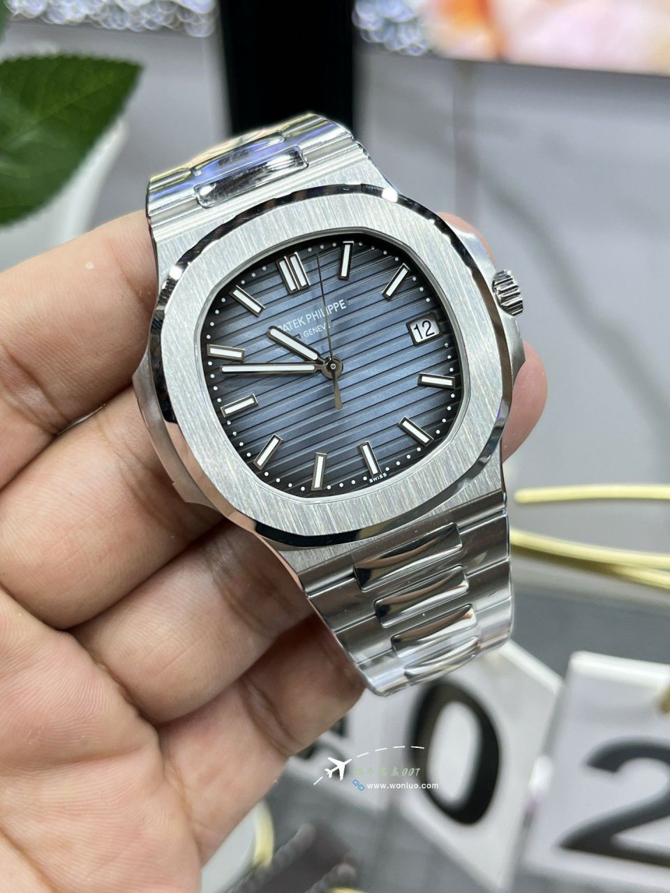 3K Customized movement Patek Philippe  clone  Tiffany  Nautilus 5711/1A-018 watch / BD506