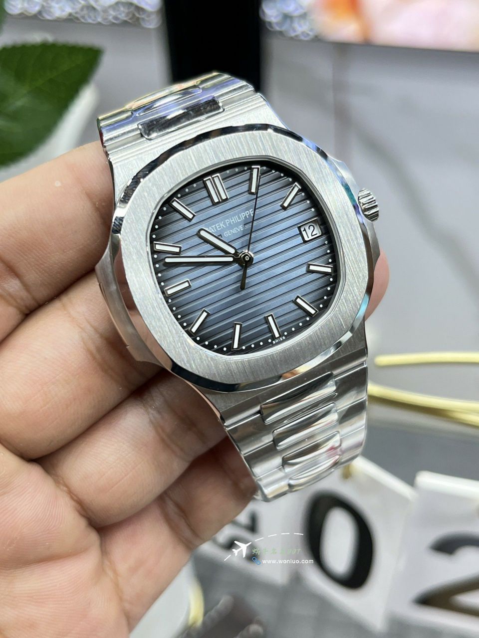 3K Customized movement Patek Philippe  clone  Tiffany  Nautilus 5711/1A-018 watch / BD506
