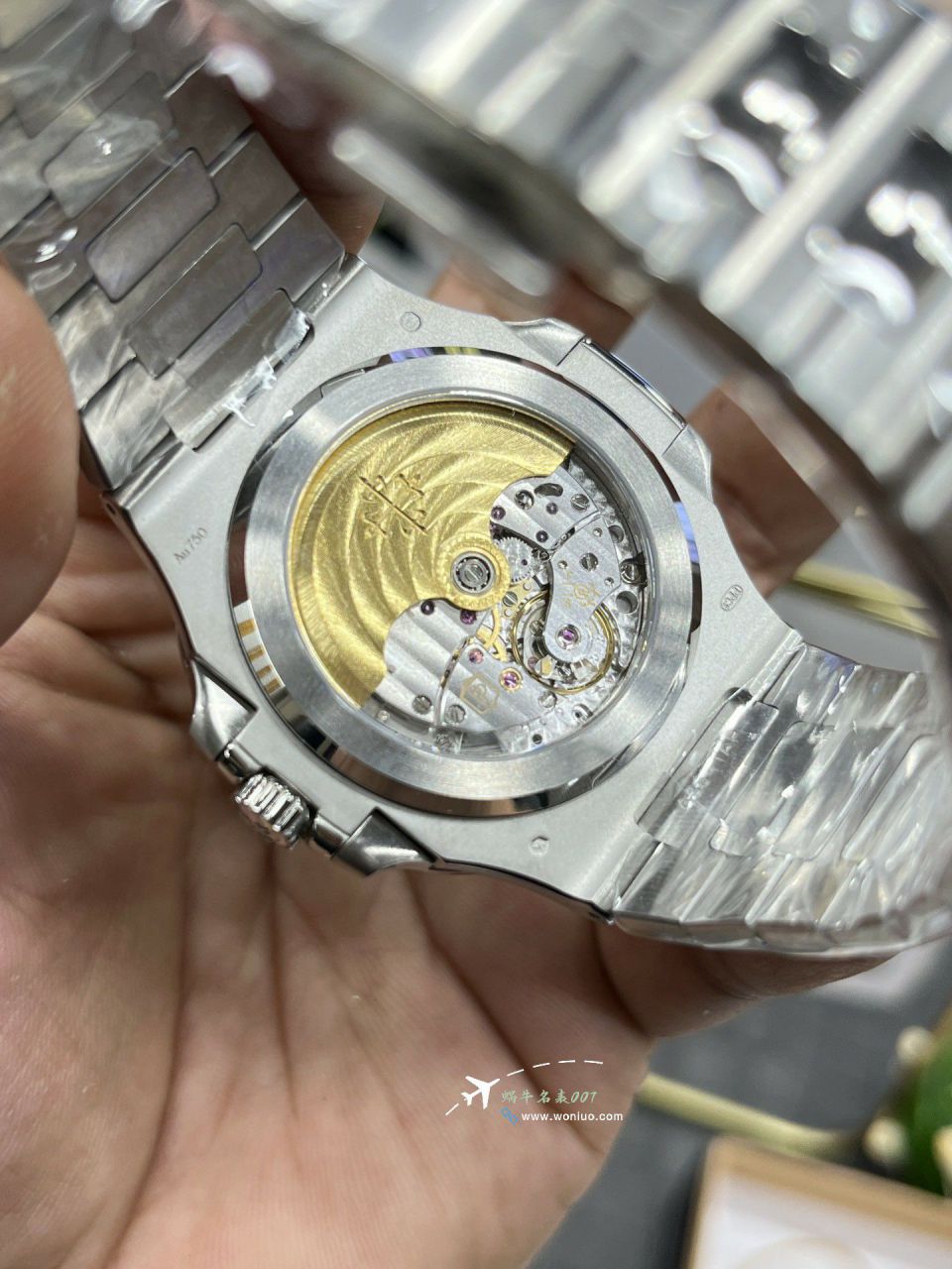 3K Customized movement Patek Philippe  clone  Tiffany  Nautilus 5711/1A-018 watch / BD506