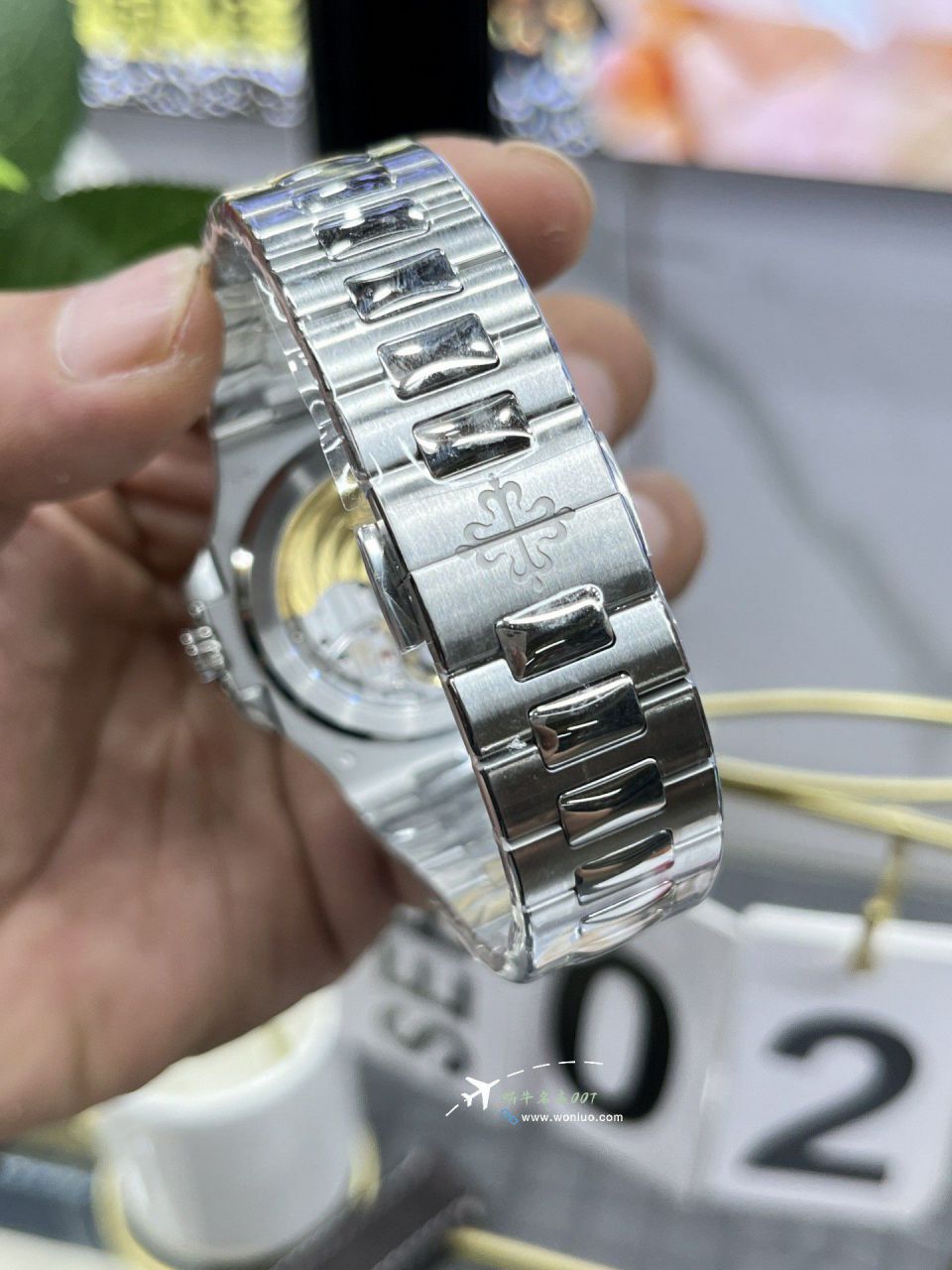 3K Customized movement Patek Philippe  clone  Tiffany  Nautilus 5711/1A-018 watch / BD506