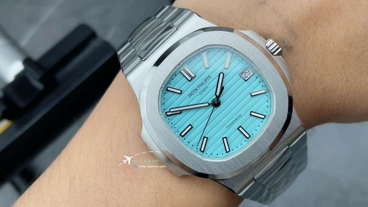3K Customized movement Patek Philippe  clone  Tiffany  Nautilus 5711/1A-018 watch / BD506