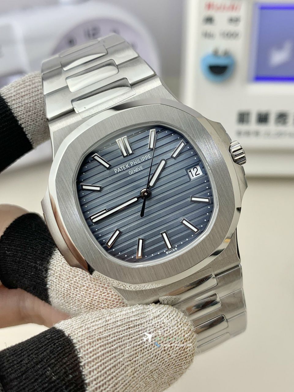 3K Customized movement Patek Philippe  clone  Tiffany  Nautilus 5711/1A-018 watch / BD506