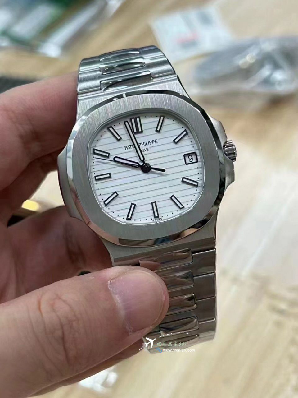 3K Customized movement Patek Philippe  clone  Tiffany  Nautilus 5711/1A-018 watch / BD506