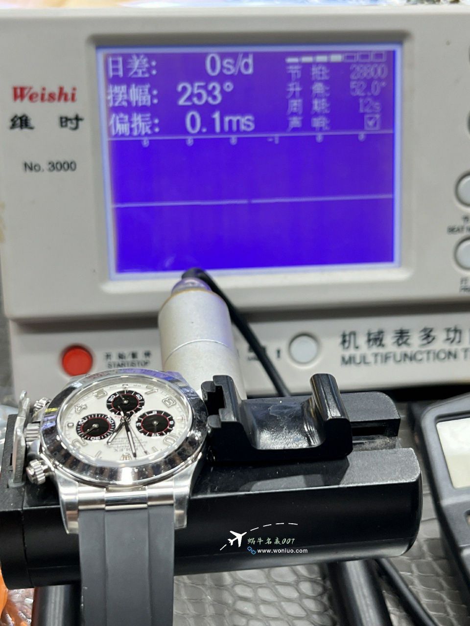 clean Factory  Rolex Daytona  white Devil Daytona 100% clone watch116519-0103 watches  / R905