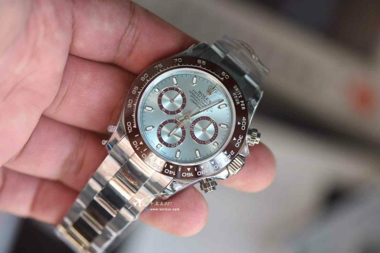 QF Matching weight version 171gRolex ice  blue DaytonaTOP clone  Daytona 116506-78596 watch clone  / R907