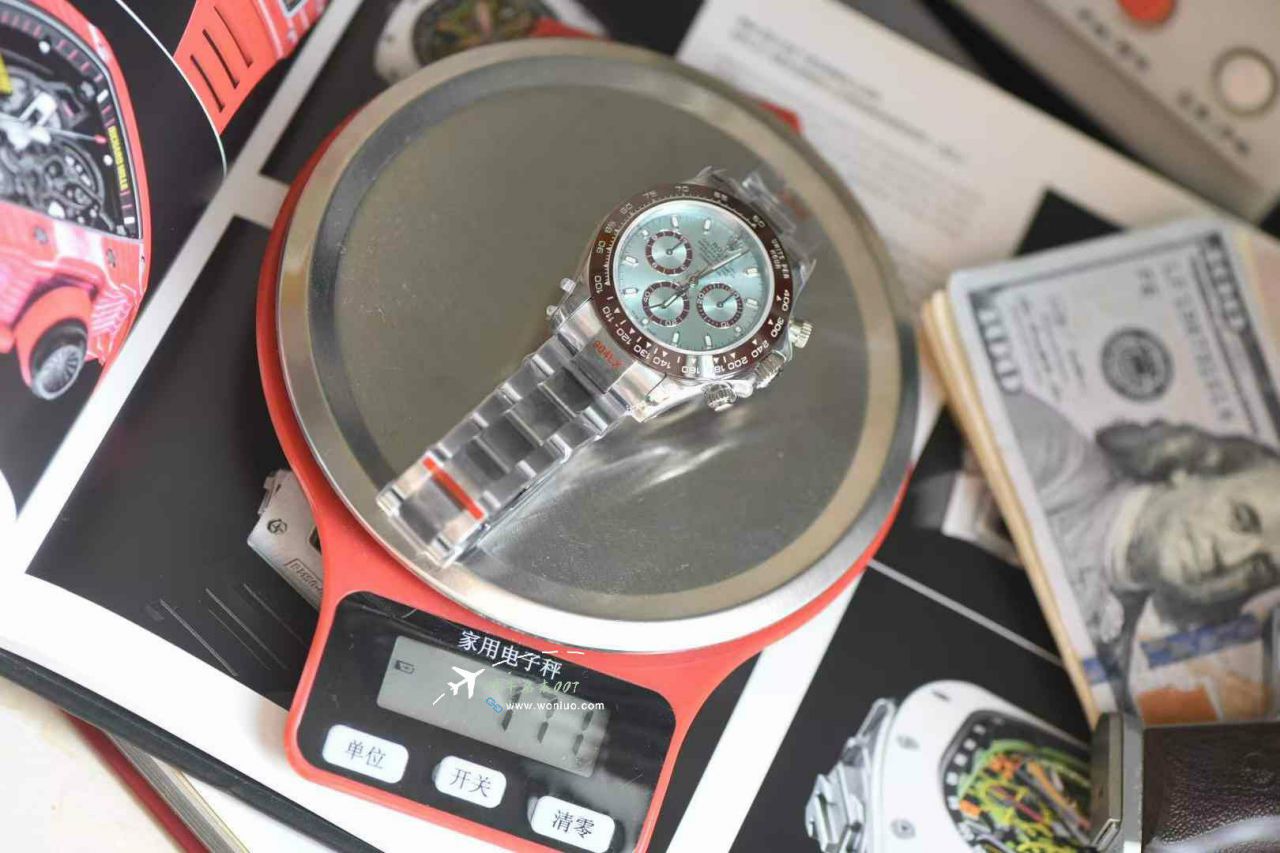 QF Matching weight version 171gRolex ice  blue DaytonaTOP clone  Daytona 116506-78596 watch clone  / R907