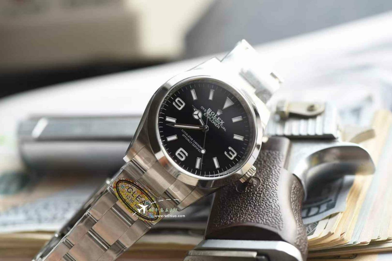  Video review Clean Rolex Explorer  36  mm m124270-0001 clone watches  / R912