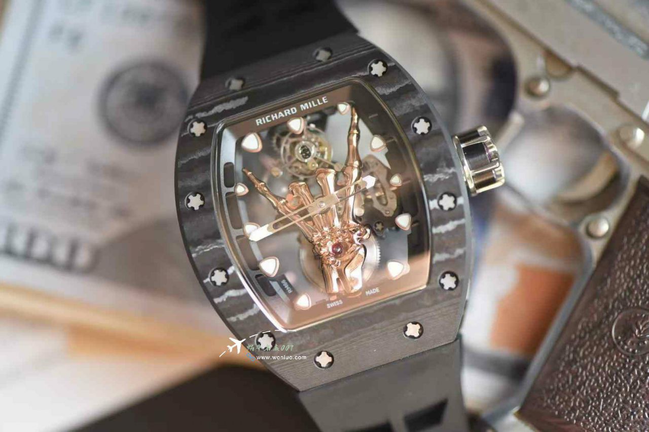  Video review YS Factory Richard Miller RICHARD MILLE TOP clone  Tourbillon RM 066 Gold Finger  watches  / RM066
