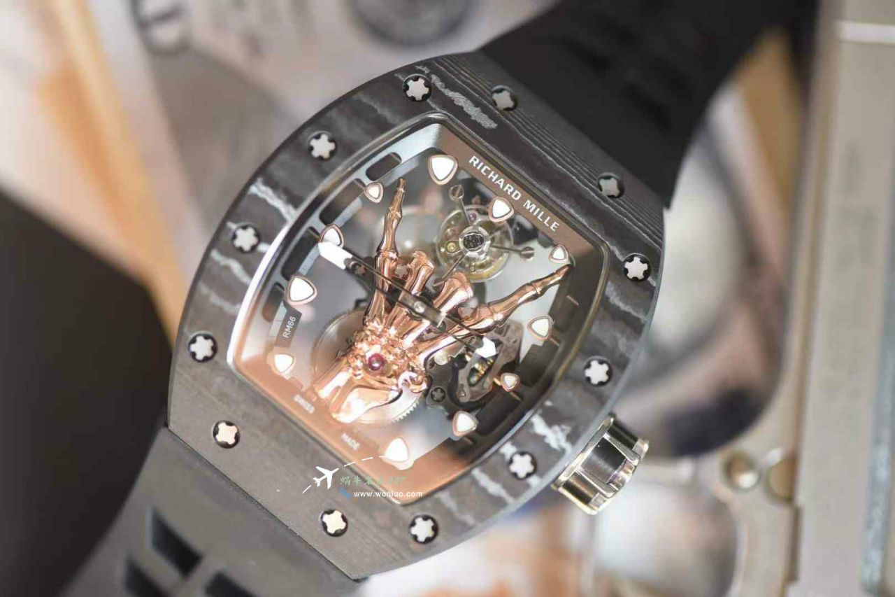  Video review YS Factory Richard Miller RICHARD MILLE TOP clone  Tourbillon RM 066 Gold Finger  watches  / RM066