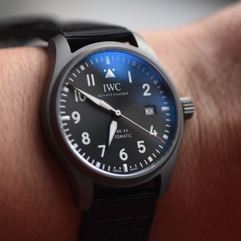  Video review V7 Factory  IWC IW328209   clone  Big Pilot  Mark XX Collection  Swiss 空中巡逻兵钛金属 Limited Edition  watches 