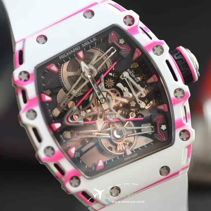  RICHARD MILLE  men  carbon fiber  Tourbillon TOP clone RM38-02 watches 