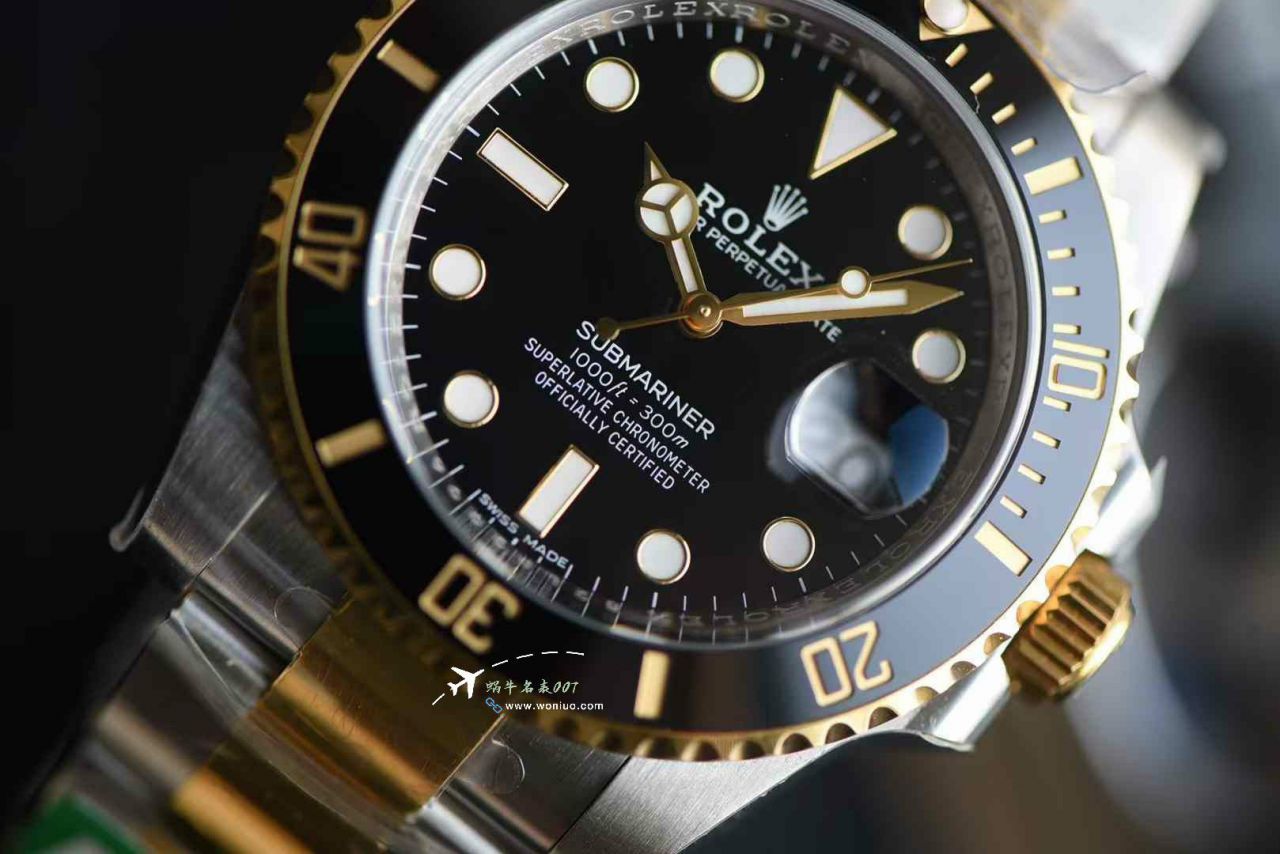 C+ Highest Version  Two-Tone Gold  Submariner Date Rolex Submariner TOP clone 116613LN-0001 watches  / R921