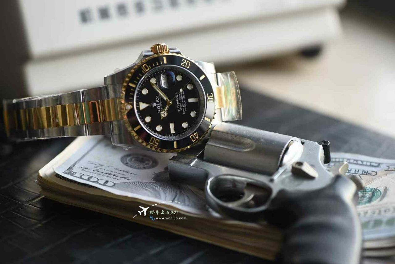 C+ Highest Version  Two-Tone Gold  Submariner Date Rolex Submariner TOP clone 116613LN-0001 watches  / R921