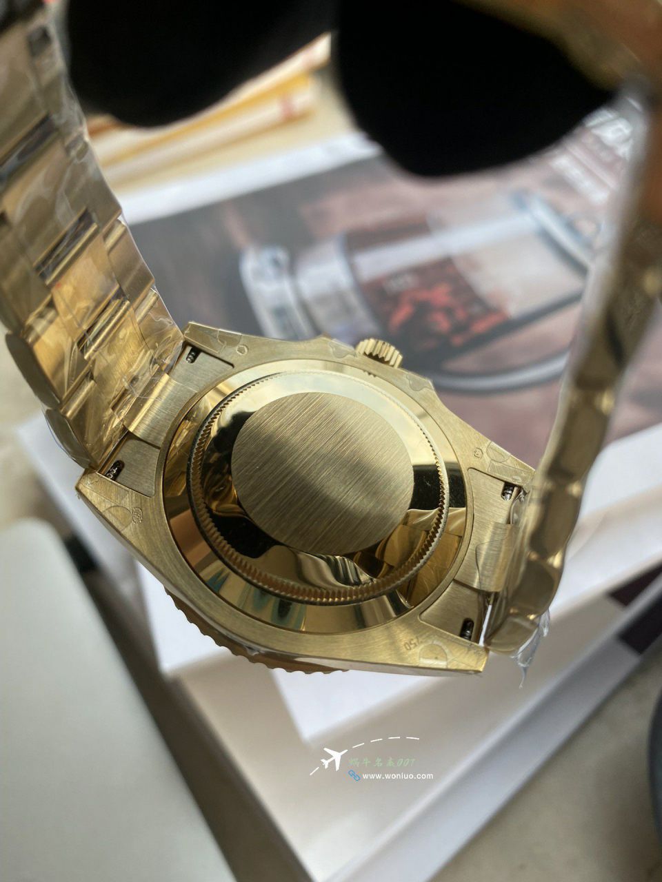 vs Rolex  Submariner   clone  All gold  Submariner Date m126618ln-0002 watches  / R925