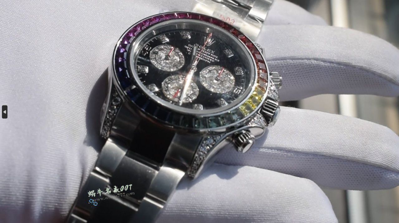  Rolex Daytona  Ultra-high-end  Customized  clone  Rainbow Daytona 116599 RBOW watches  / R932