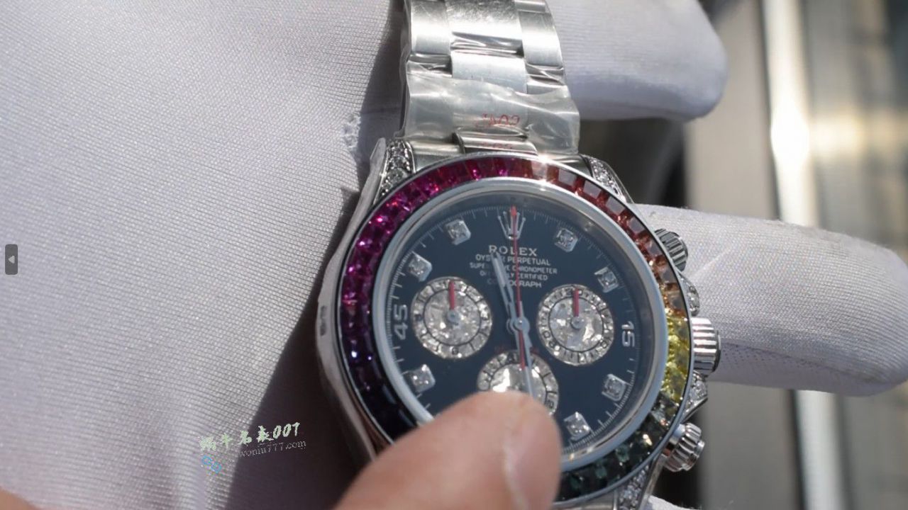  Rolex Daytona  Ultra-high-end  Customized  clone  Rainbow Daytona 116599 RBOW watches  / R932