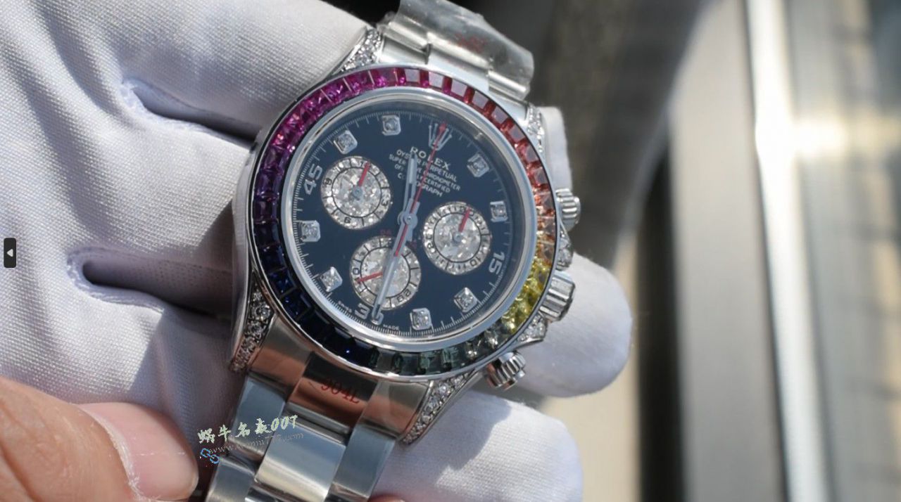  Rolex Daytona  Ultra-high-end  Customized  clone  Rainbow Daytona 116599 RBOW watches  / R932