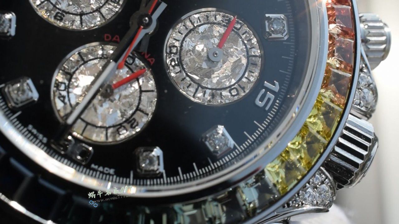  Rolex Daytona  Ultra-high-end  Customized  clone  Rainbow Daytona 116599 RBOW watches  / R932
