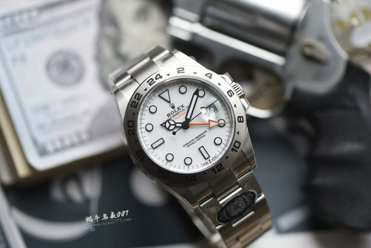 Clean Rolex Explorer   II   clone watches : Oyster steel  - m226570-0001 / R937