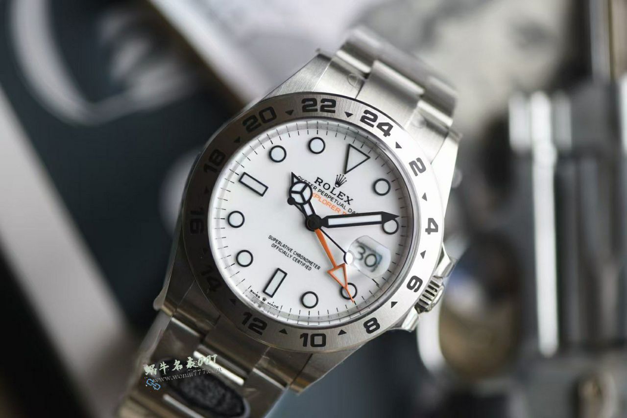 Clean Rolex Explorer   II   clone watches : Oyster steel  - m226570-0001 / R937