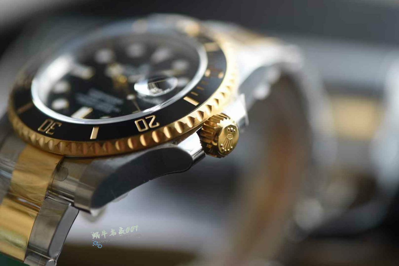 C+ Matching weight version 172 gram  Rolex Submariner  Two-Tone Gold  Submariner Date  clone 116613LN-0001 Black dial  watches  / R939