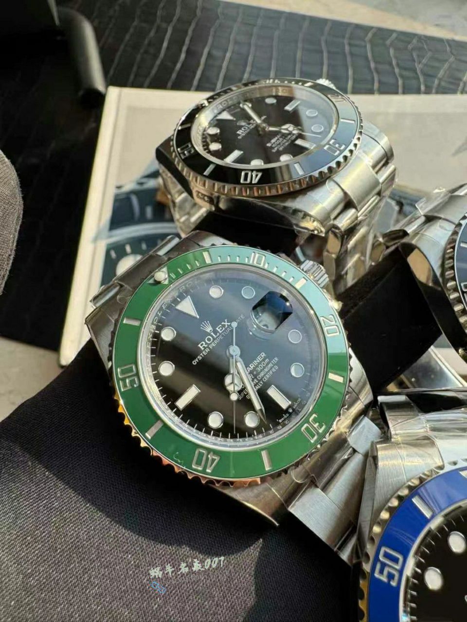 TOP VS ROLEX 126500 clone  Submariner   Submariner Date  Submariner Date  blue  Submariner  watches  / R951