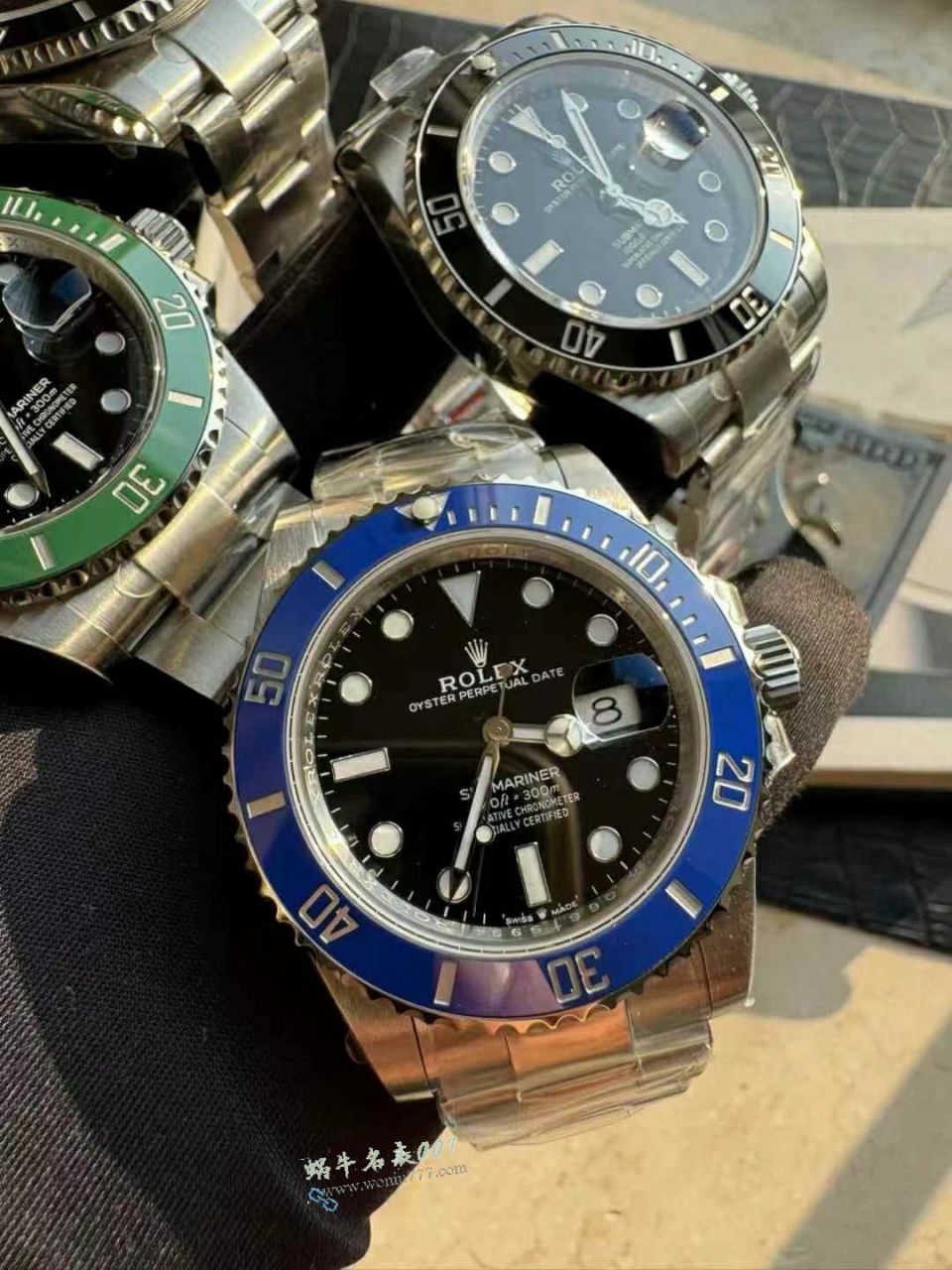 TOP VS ROLEX 126500 clone  Submariner   Submariner Date  Submariner Date  blue  Submariner  watches  / R951
