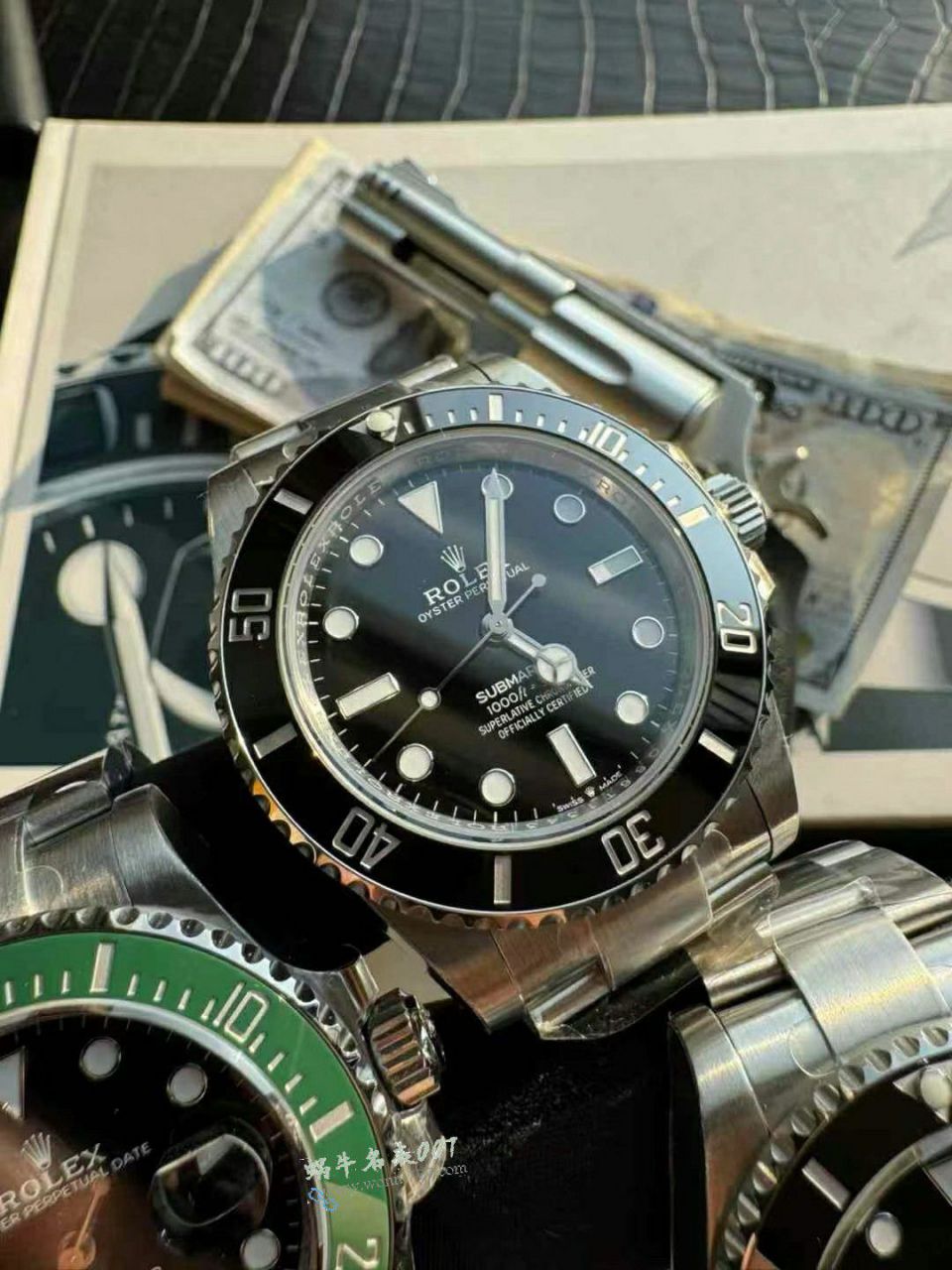 TOP VS ROLEX 126500 clone  Submariner   Submariner Date  Submariner Date  blue  Submariner  watches  / R951