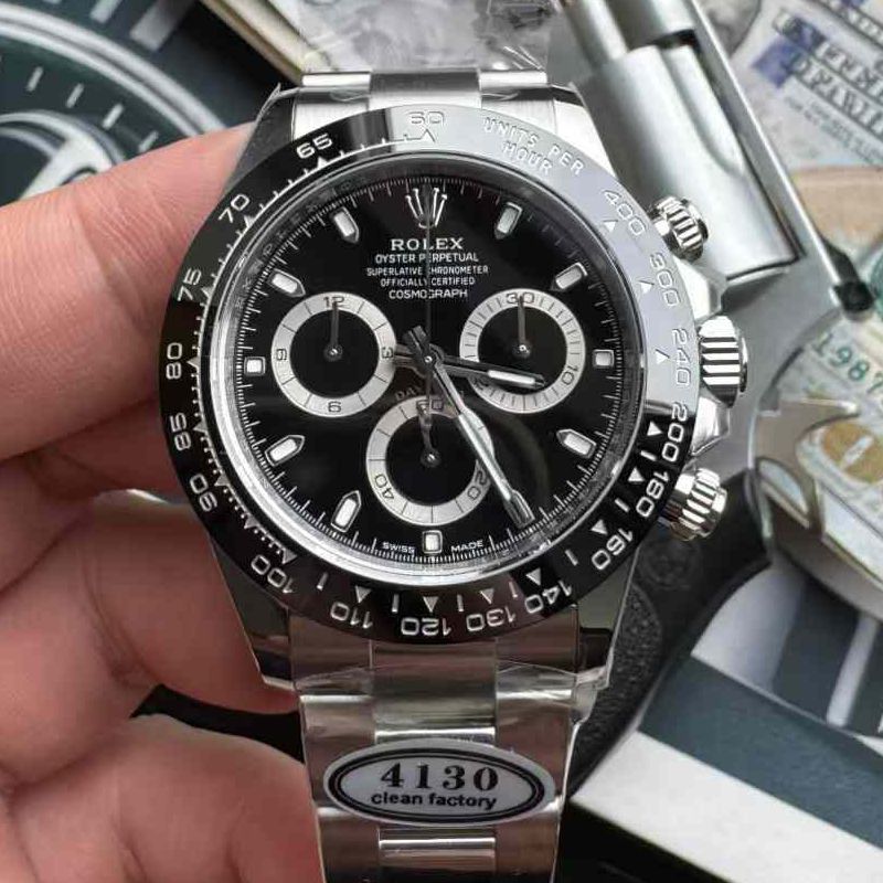  No-brainer buy series clean Rolex Daytona  Black Panda  clone m116500ln-0002 watches 