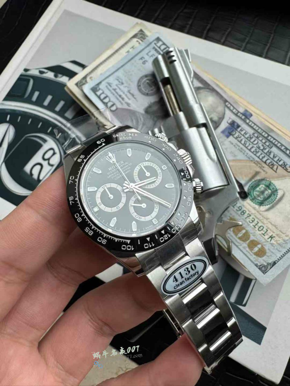  No-brainer buy series clean Rolex Daytona  Black Panda  clone m116500ln-0002 watches  / R955