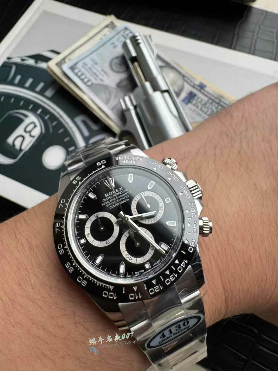  No-brainer buy series clean Rolex Daytona  Black Panda  clone m116500ln-0002 watches  / R955