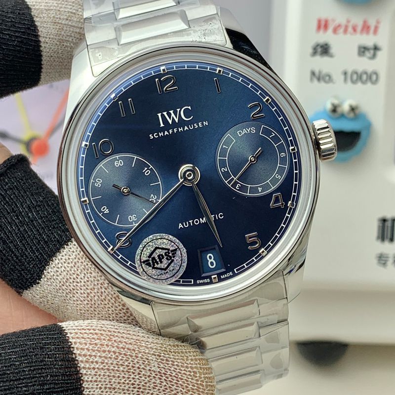 APS IWC  Portugal  clone  Portuguese Seven Days  steel belt IW501704 watches 