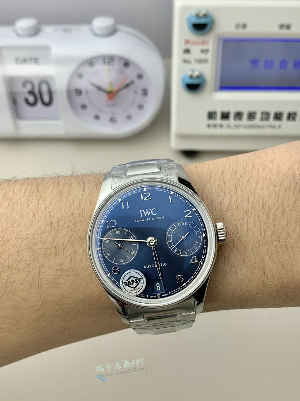 APS IWC  Portugal  clone  Portuguese Seven Days  steel belt IW501704 watches  / WG638