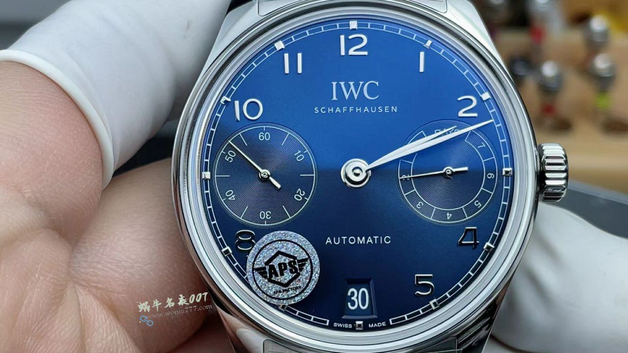 APS IWC  Portugal  clone  Portuguese Seven Days  steel belt IW501704 watches  / WG638