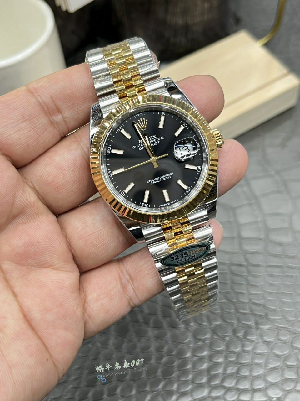 clean Rolex Datejust 41MM clone m126334-0006 watches  / R956