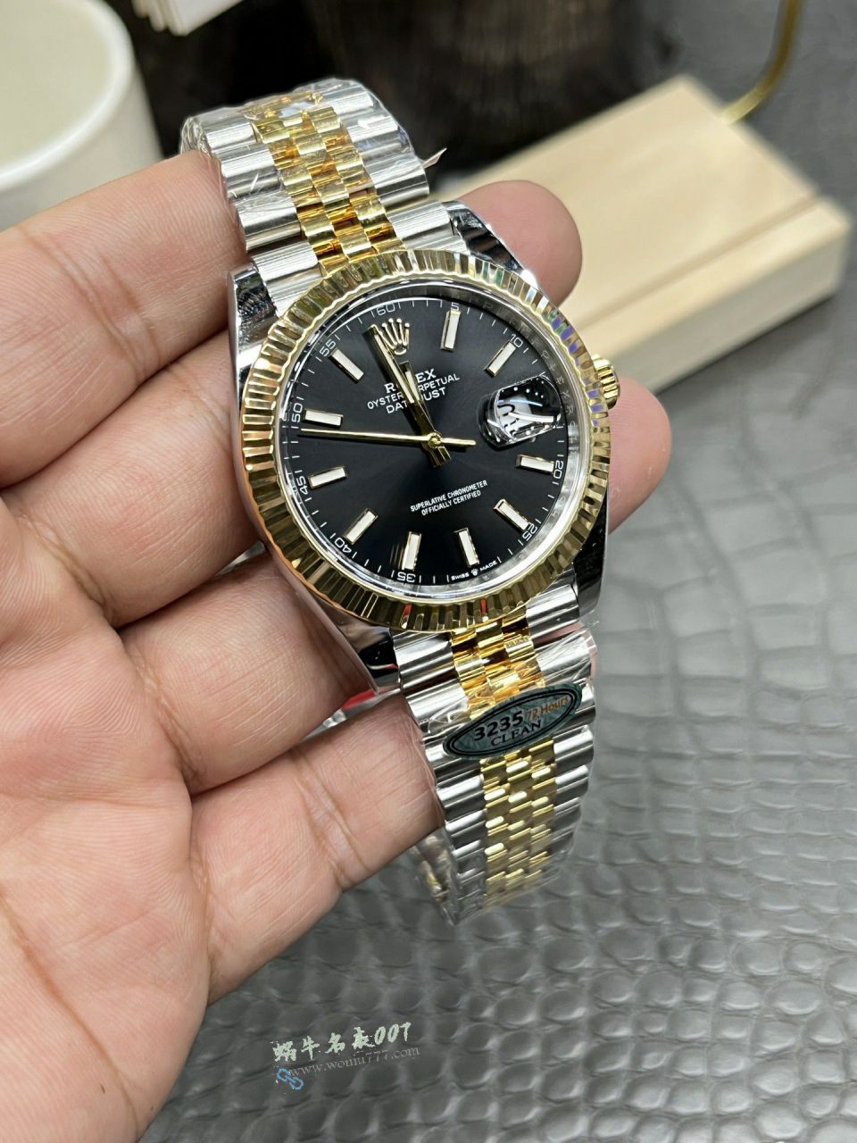 clean Rolex Datejust 41MM clone m126334-0006 watches  / R956