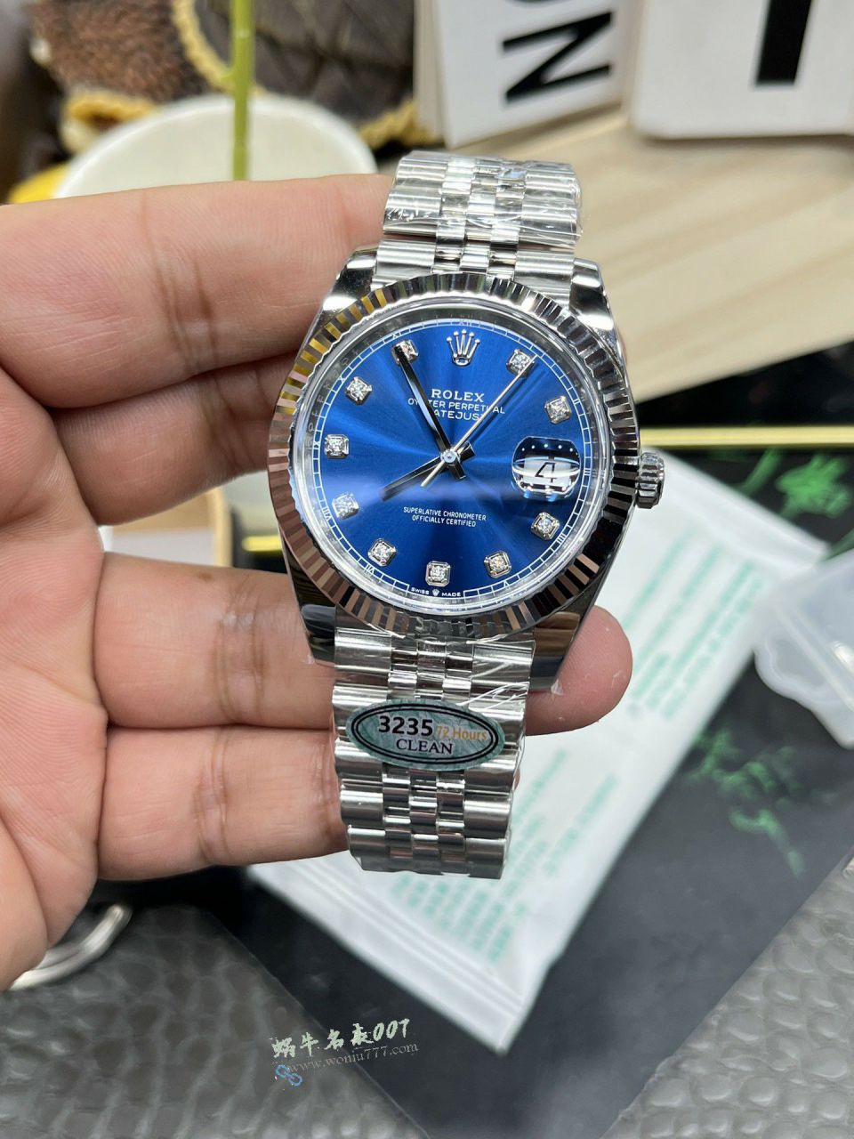 clean Rolex Datejust 41MM clone m126334-0006 watches  / R956