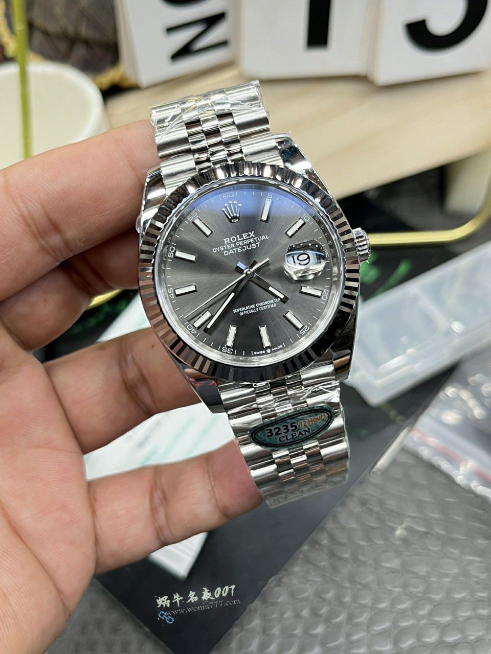 clean Rolex Datejust 41MM clone m126334-0006 watches  / R956