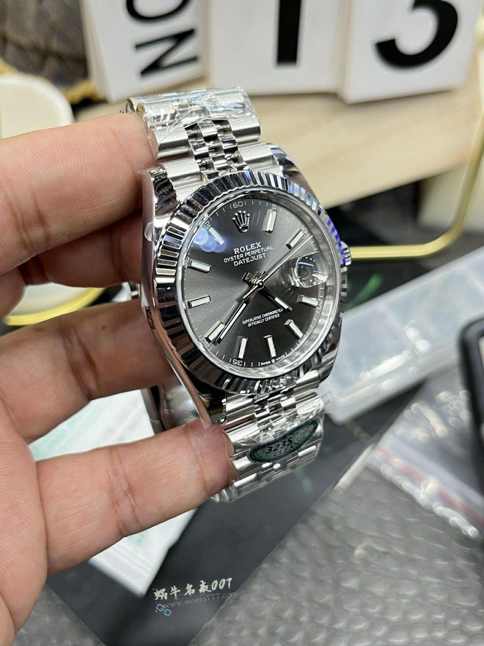 clean Rolex Datejust 41MM clone m126334-0006 watches  / R956