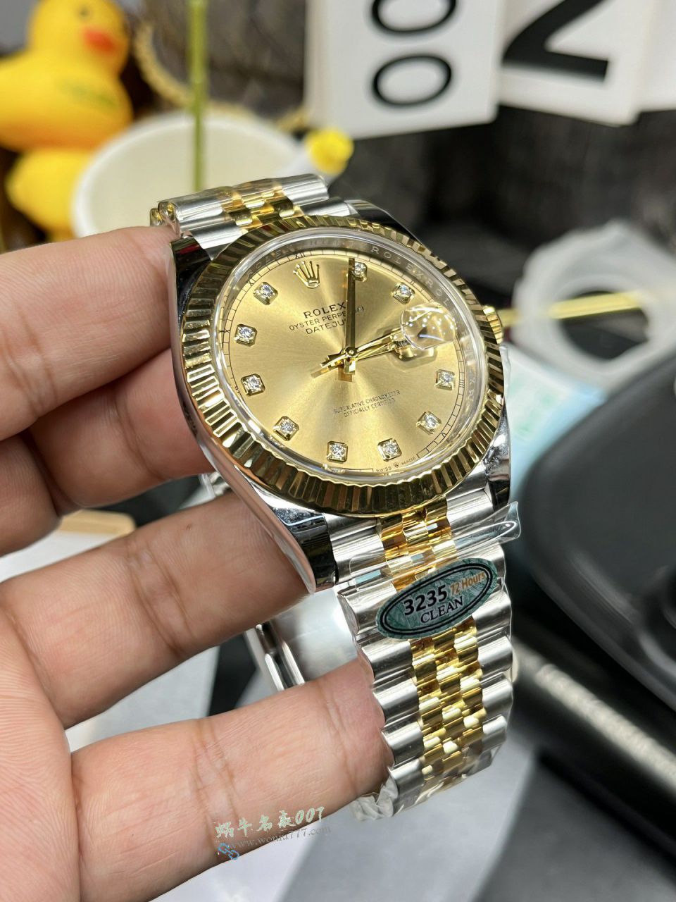 clean Rolex Datejust 41MM clone m126334-0006 watches  / R956