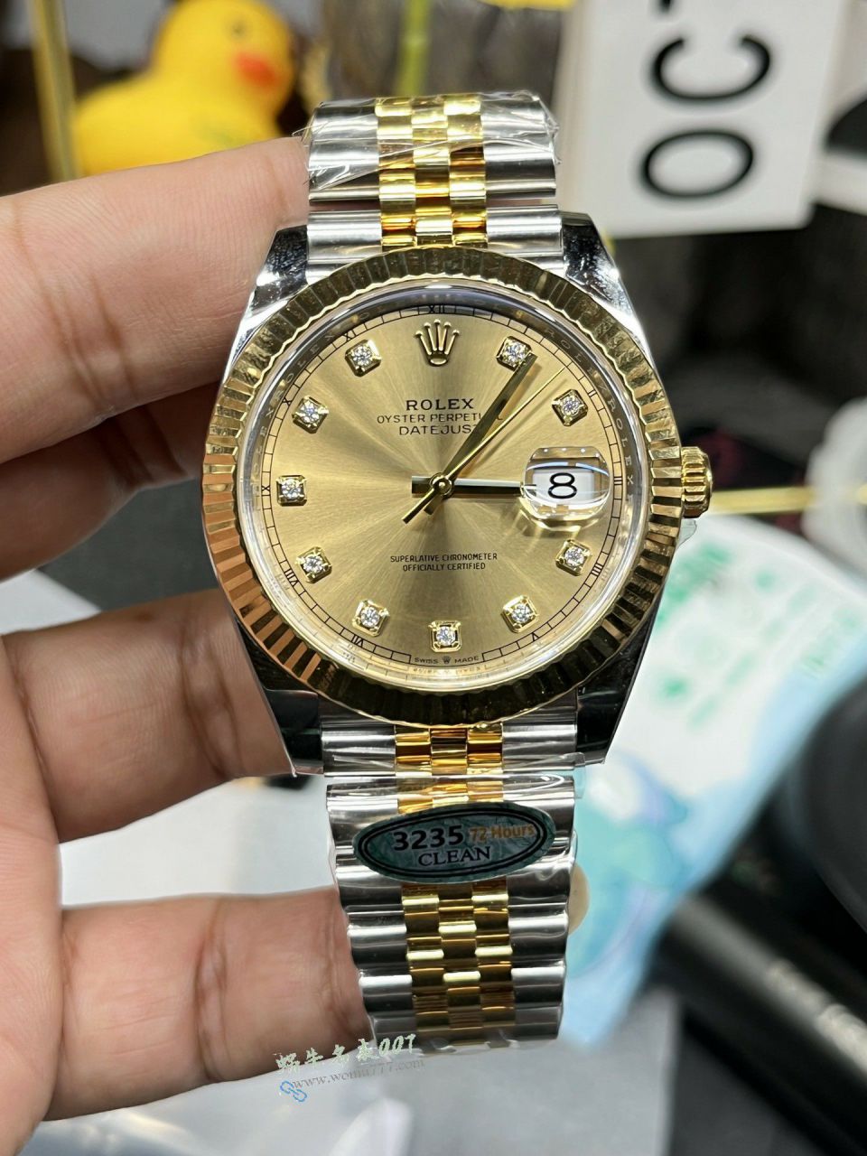 clean Rolex Datejust 41MM clone m126334-0006 watches  / R956