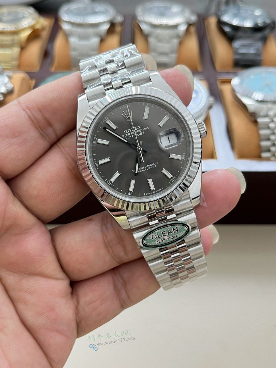 clean Rolex Datejust 41MM clone m126334-0006 watches  / R956