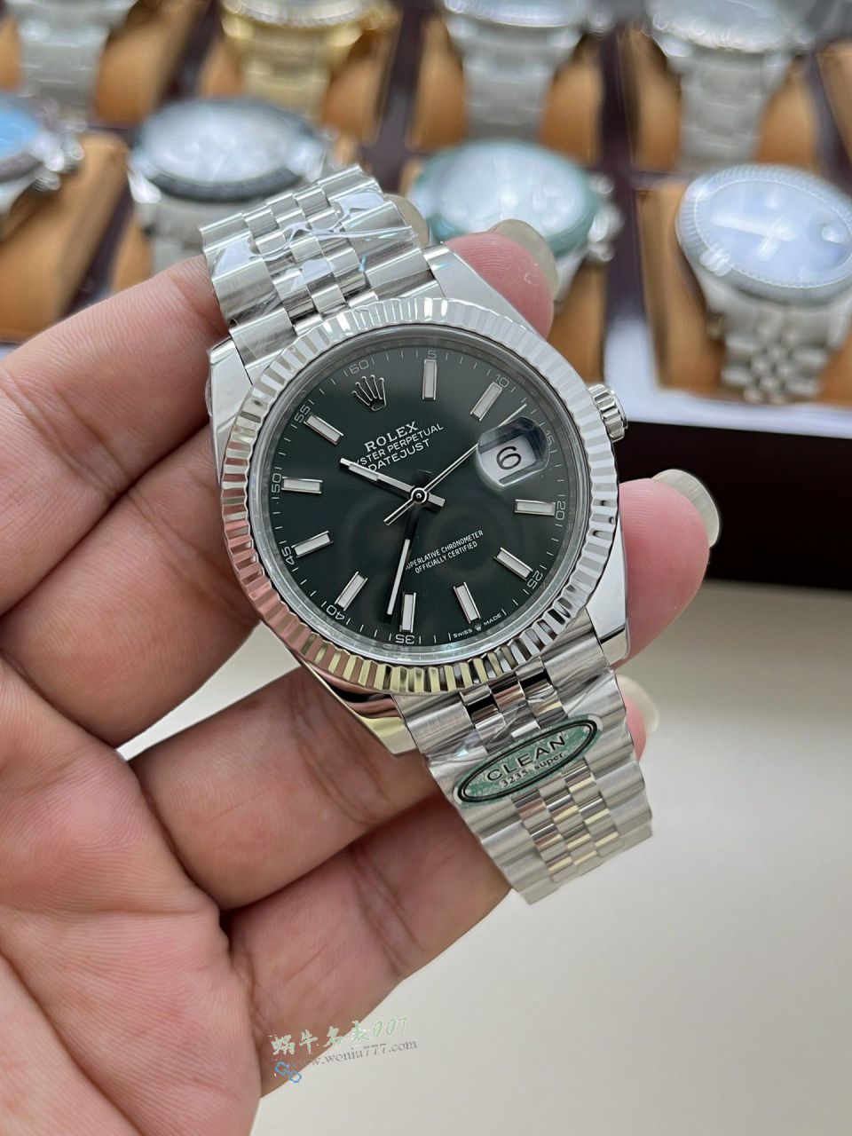 clean Rolex Datejust 41MM clone m126334-0006 watches  / R956
